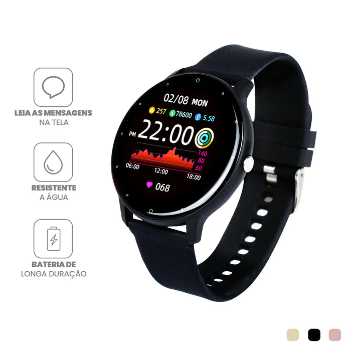 Haiz Smartwatch Relógio Inteligente IP67 44mm My Watch I Fit PRETO HZ-ZL02D