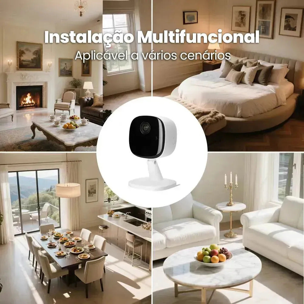 HZ-K258  -  Câmera Segurança Babá Eletronica Visão Noturna
