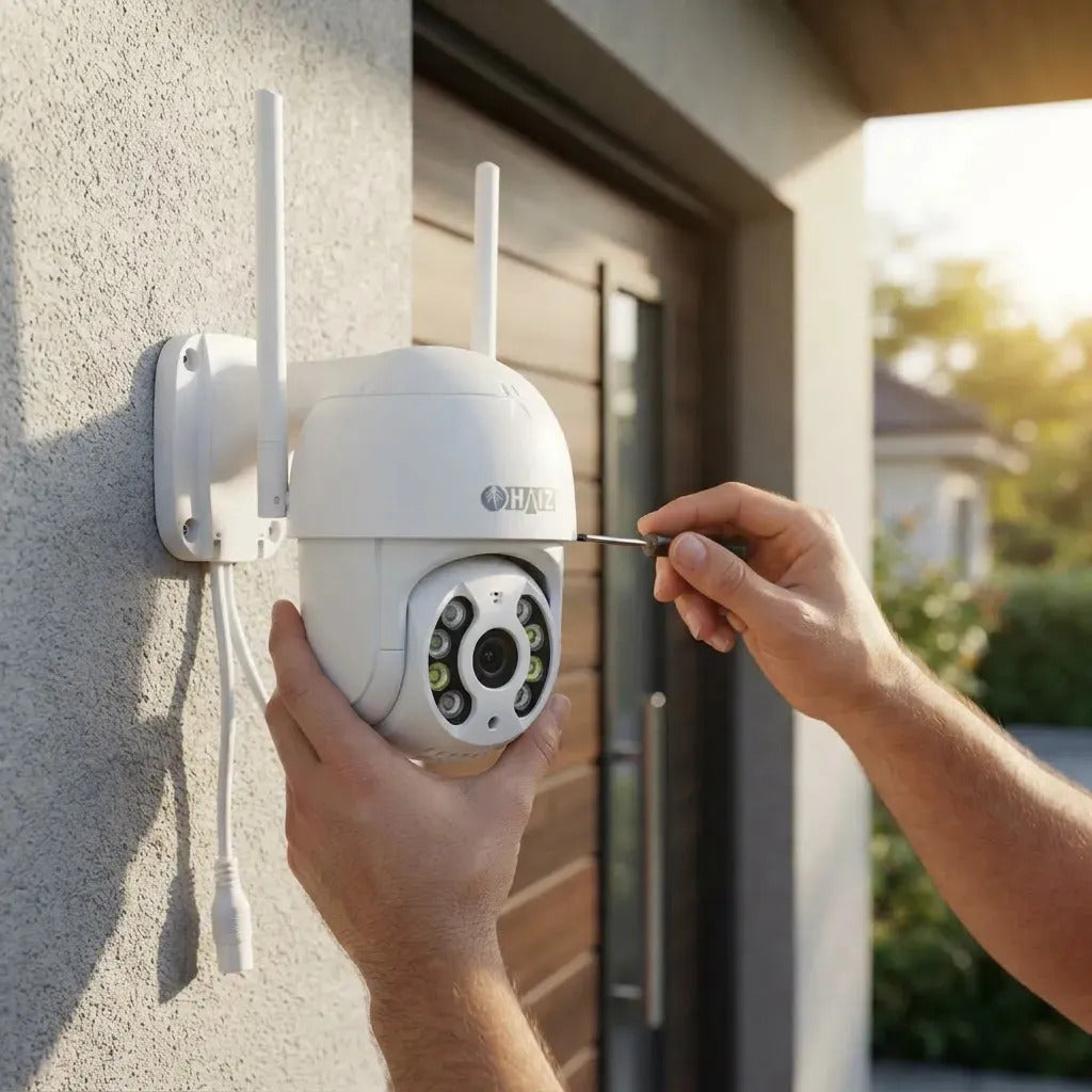 Câmera De Segurança Haiz Hz-a8 Com Resolução 2mp - Branco
