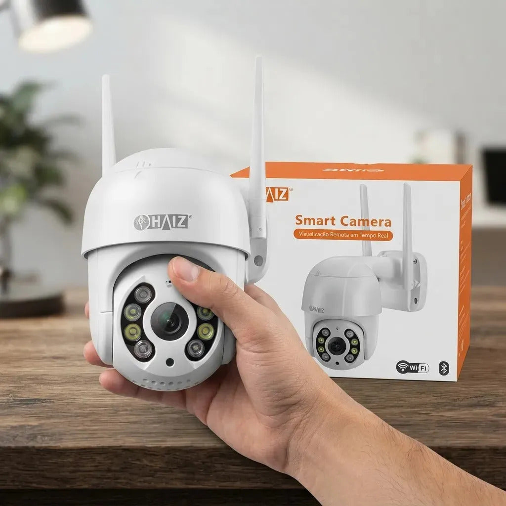 Câmera De Segurança Haiz Hz-a8 Com Resolução 2mp - Branco