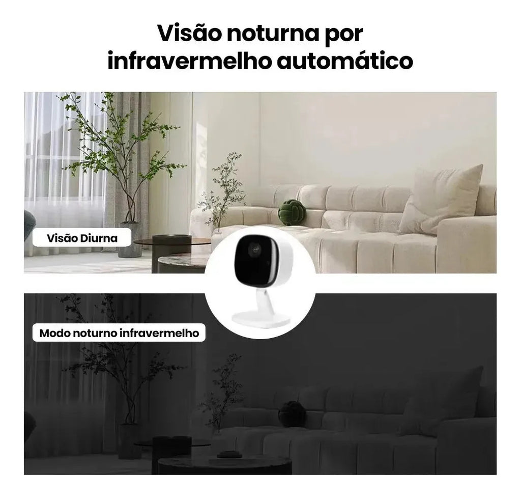 HZ-K258  -  Câmera Segurança Babá Eletronica Visão Noturna