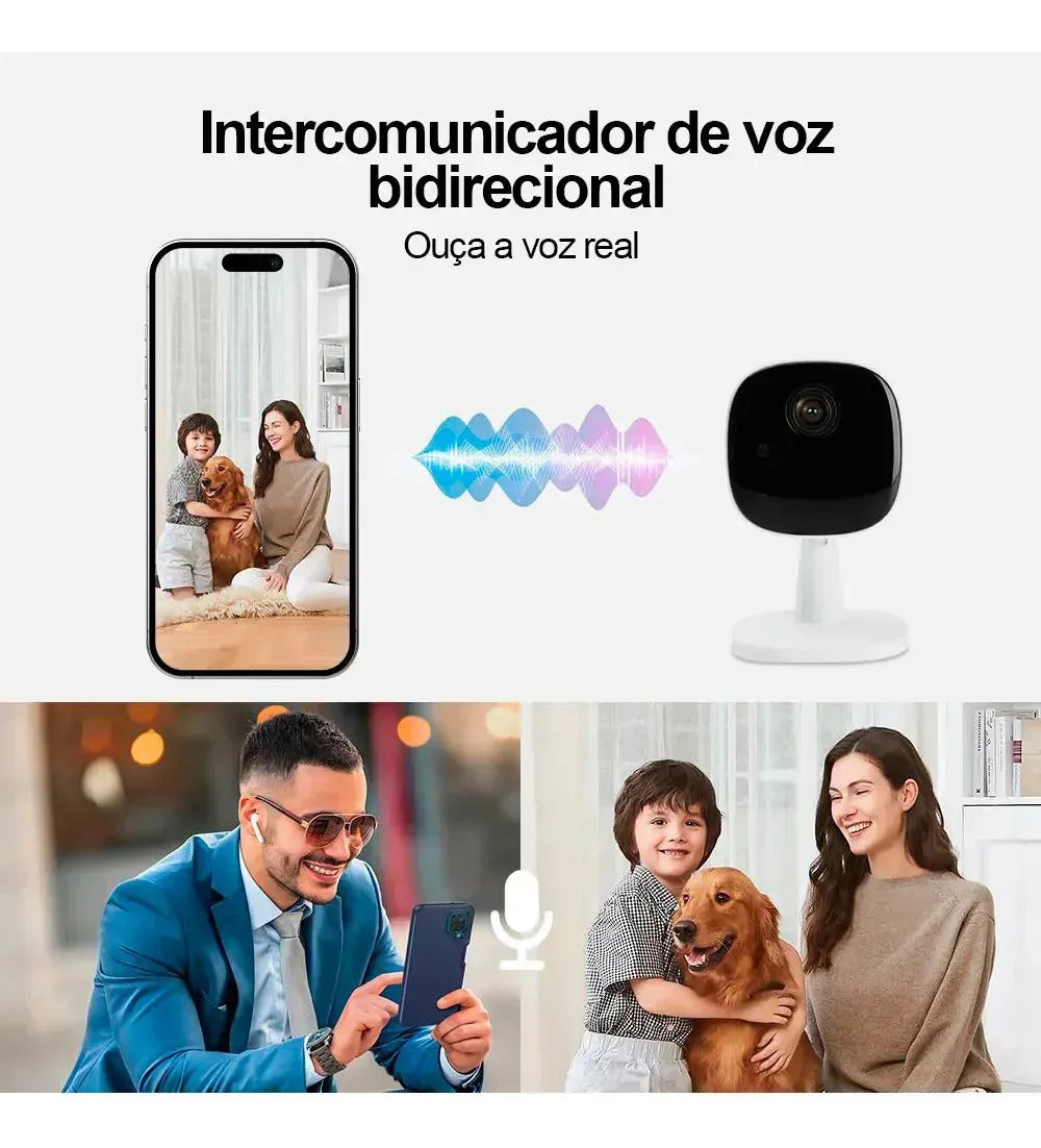 HZ-K258  -  Câmera Segurança Babá Eletronica Visão Noturna