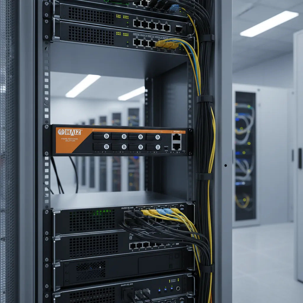 Switch Fibra Optica Haiz Hz-08fsc-2rg-20km 8 Sc +2 Gigabit
