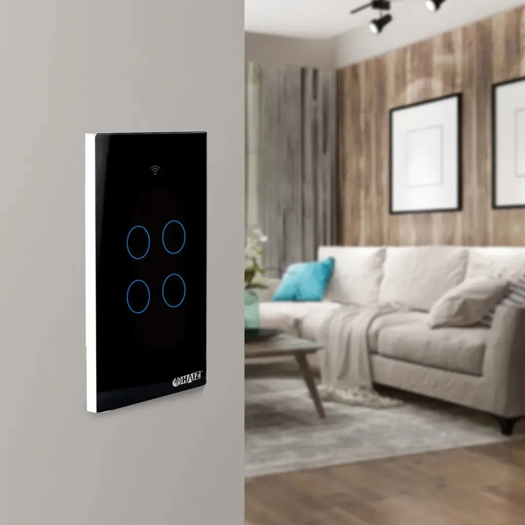 Interruptor Inteligente Touch 4 Botões Haiz Hz-ws4