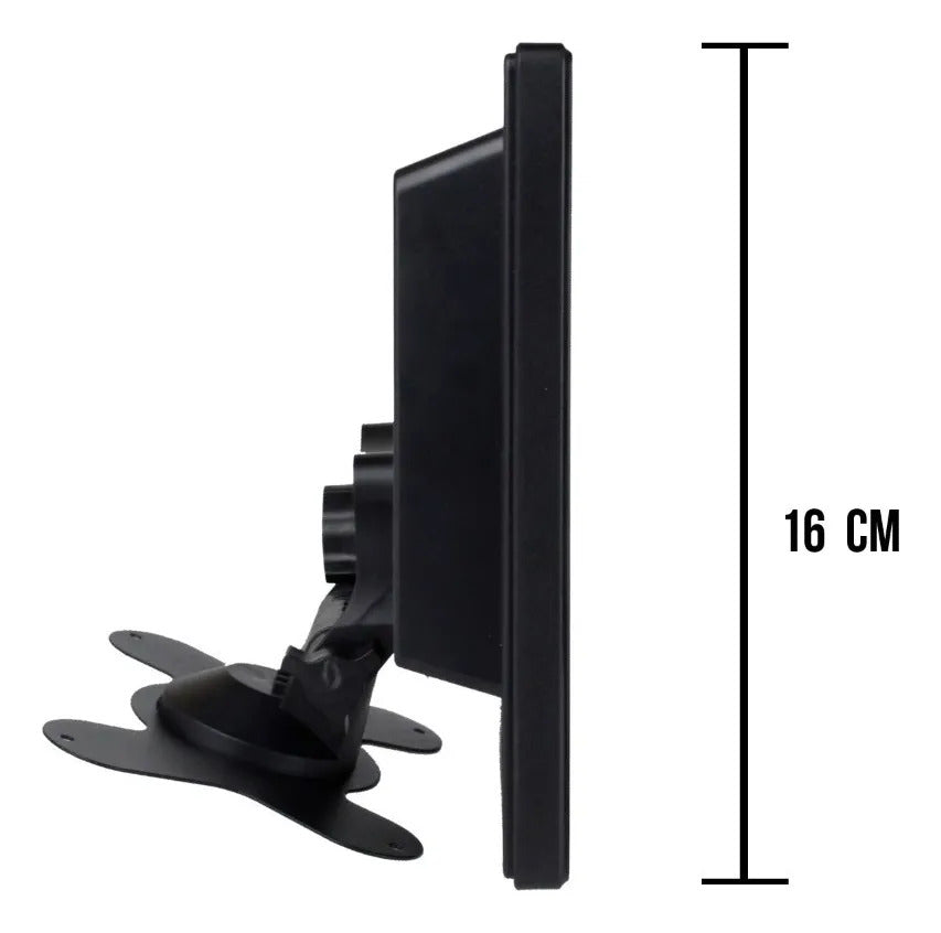 Monitor Automotivo 10.1 Polegadas Colorido Hdmi/vga/usb Haiz Preto