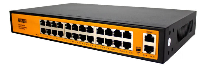 Switch Poe 24 Portas Gigabit + 02 P/ Uplink Gb Hz-2402gbpoe