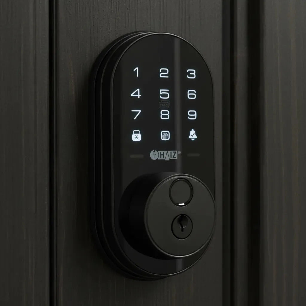 Fechadura Digital Haiz Hz-d3b Biometria App Smart Embutir