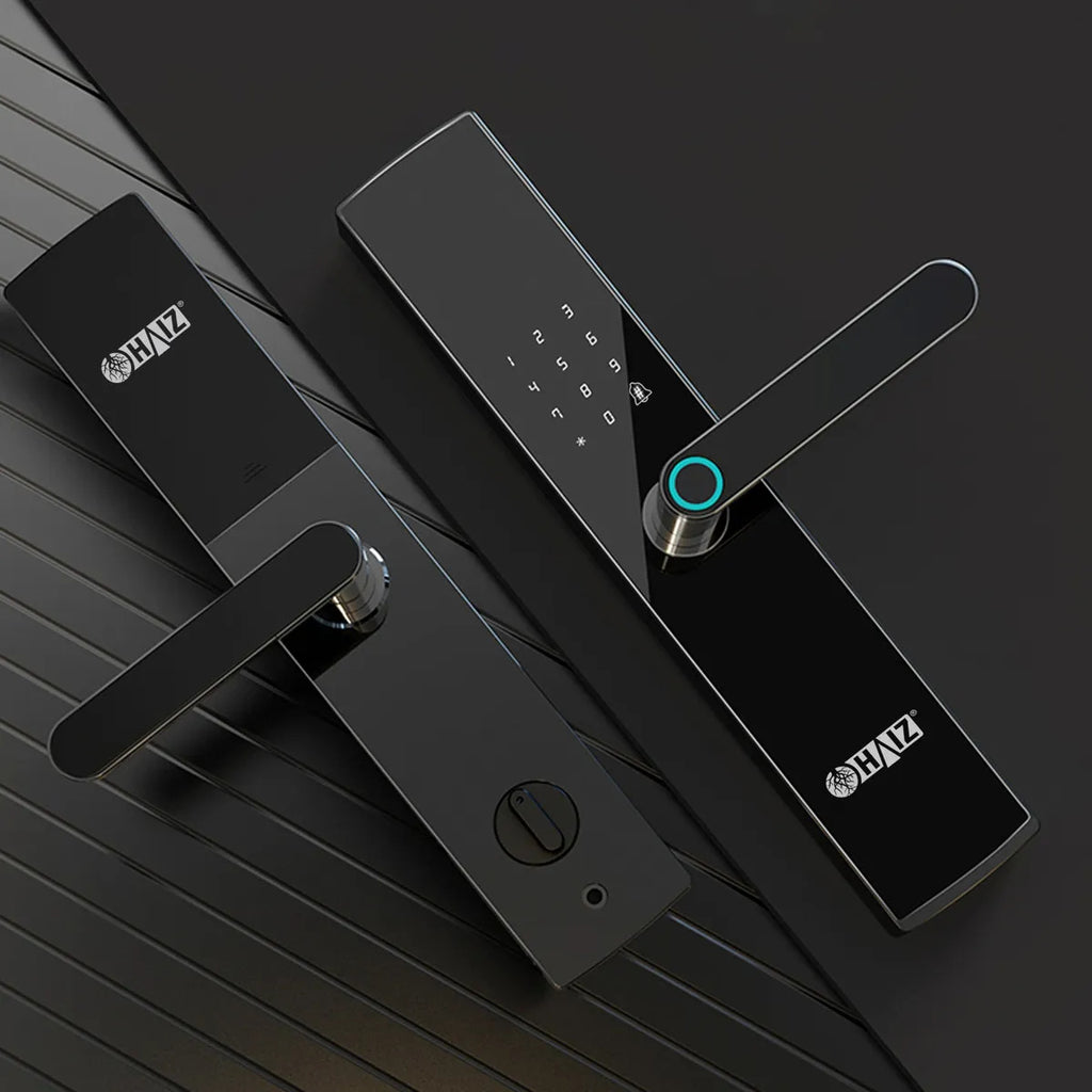 Fechadura Digital Wifi Eletrônica Haiz Senha Cartão Biometri