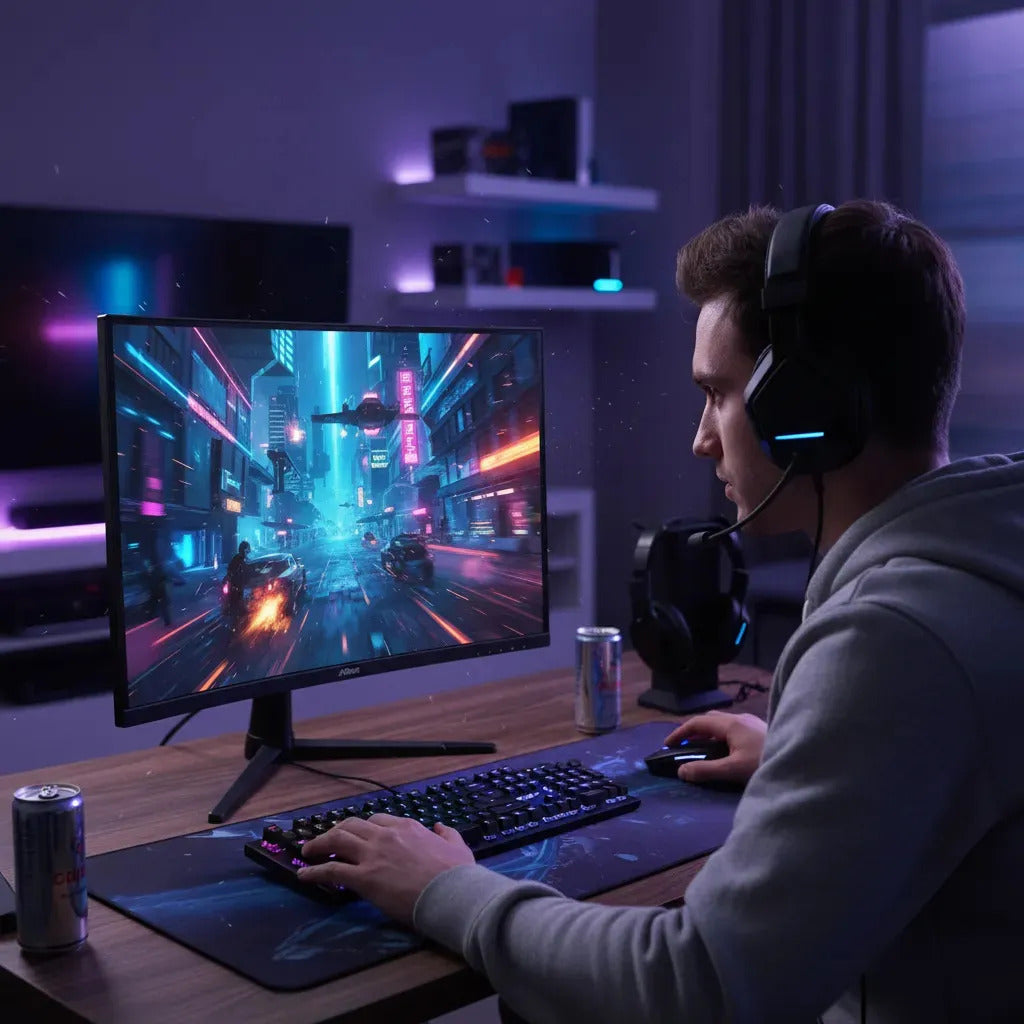 Monitor Gamer 27  Curvo 240hz 1ms Full Hd Painel Va Hdr
