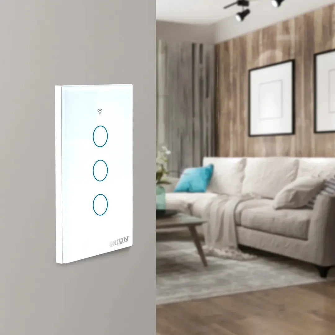 Interruptor Inteligente Touch 3 Botões Haiz Hz-ws3