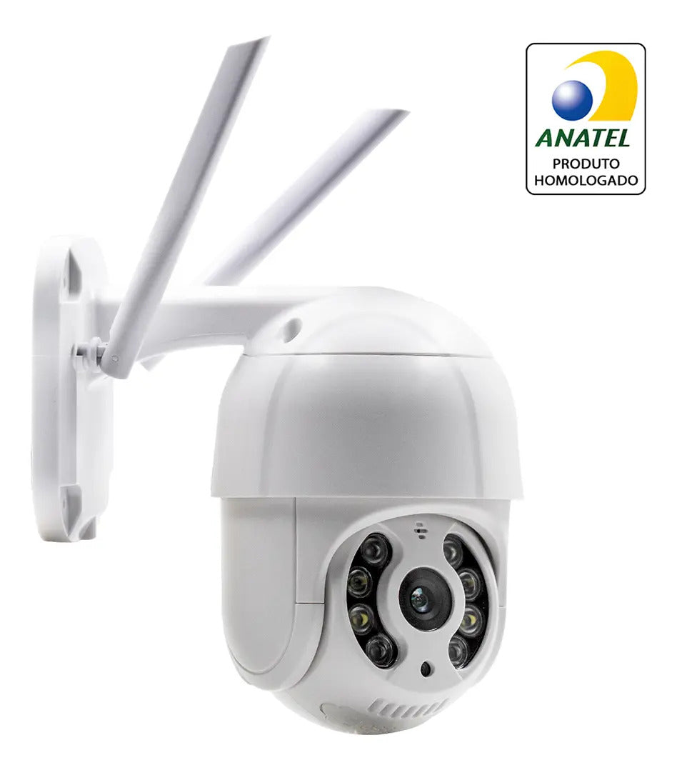 Câmera Speed Dome Ip Wifi Sist. Infravermelho Haiz Sd Hz-a8 Branco