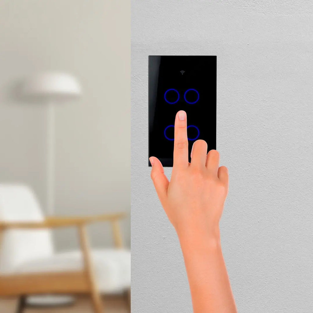 Interruptor Inteligente HZ-WS4 Preto