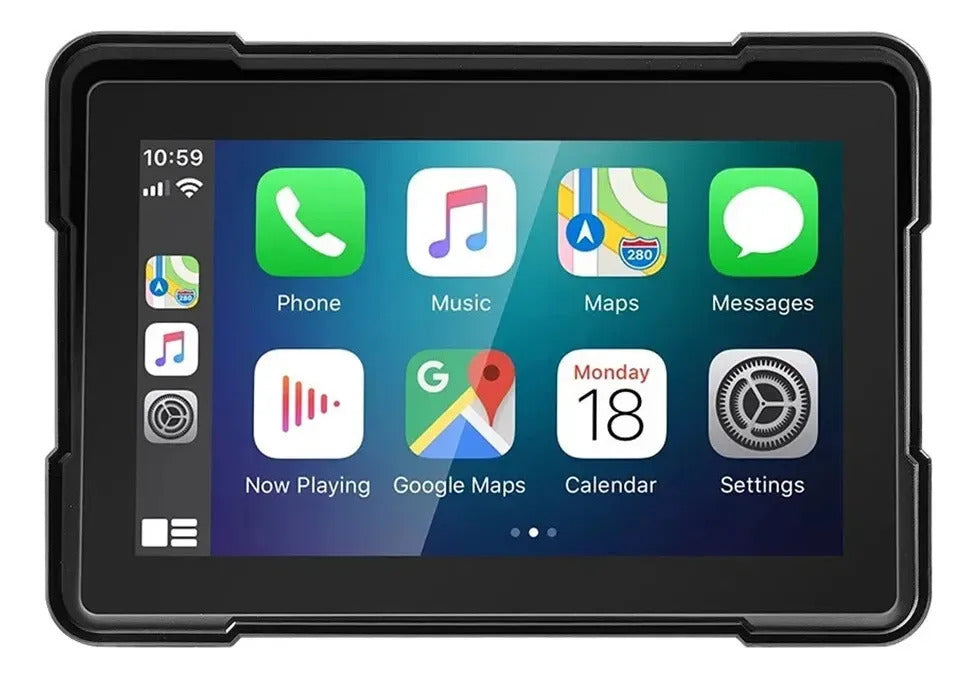 Central Multimídia 5  Moto Haiz V553dvr Carplay Android Auto