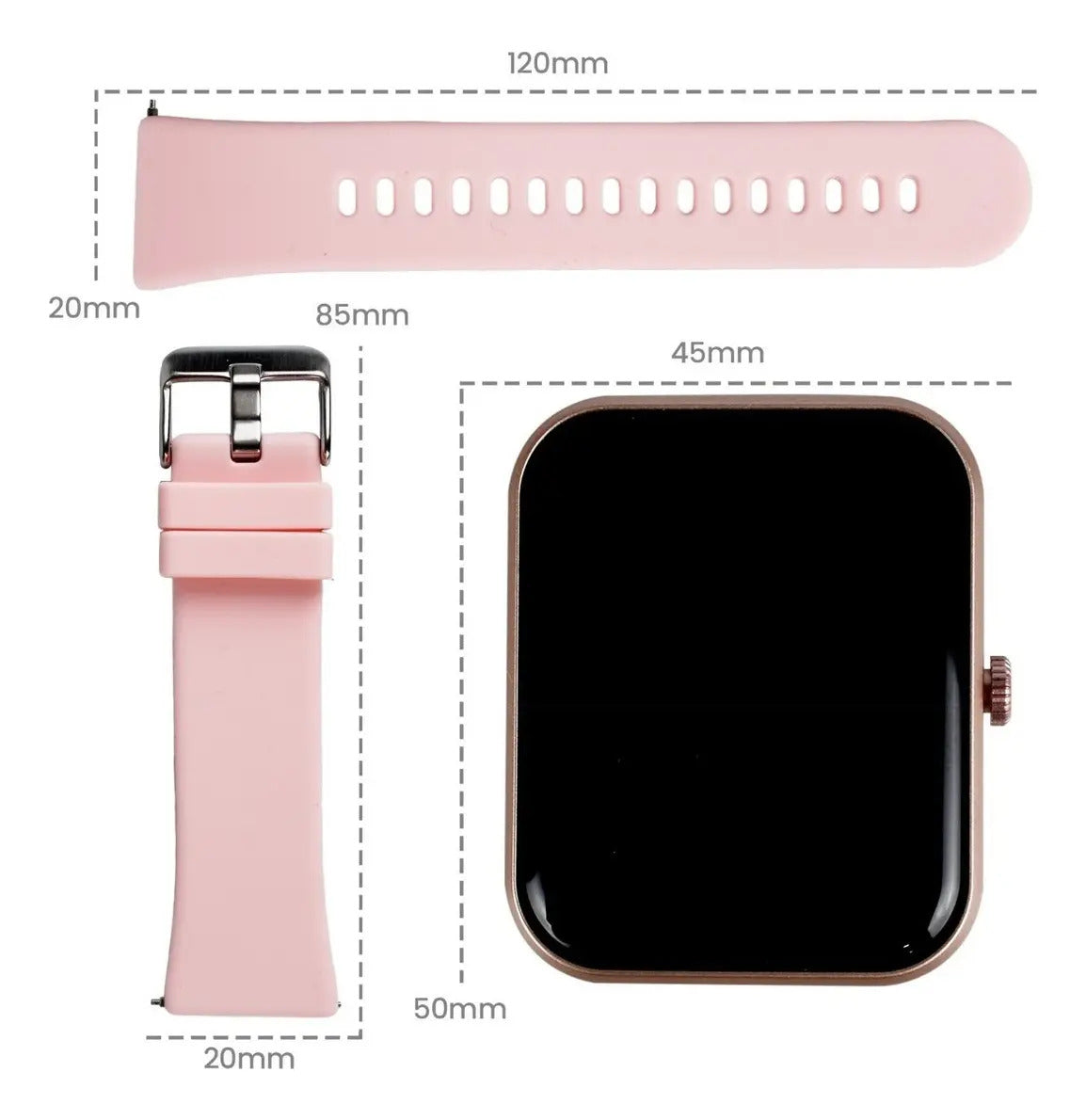 Smartwatch Relógio Inteligente Haiz My Watch I Pro Rosa