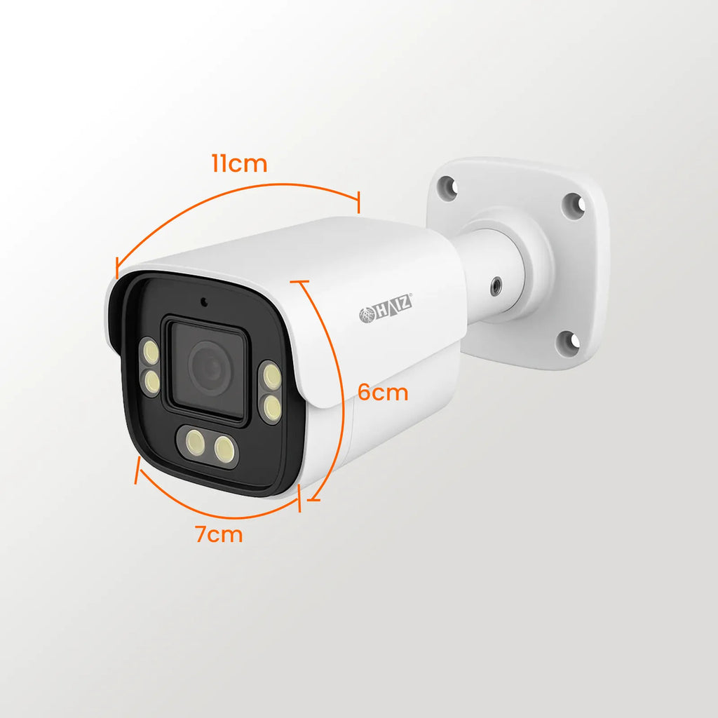 Câmera Segurança Ip 5mp Haiz Hz-a33ipc Onvif Hd Ia Branca