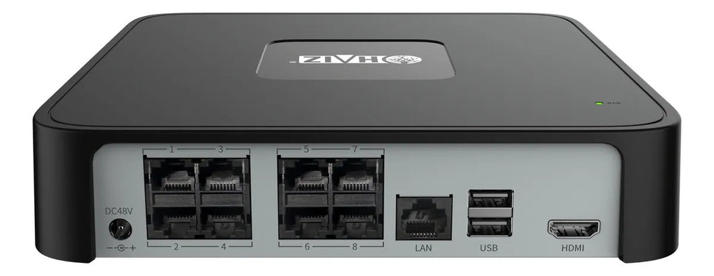 Nvr Gravador Digital Haiz Poe 08 Canais 4k Onvif