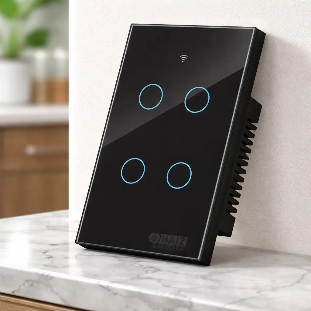 Interruptor Inteligente Touch 4 Botões Haiz Hz-ws4