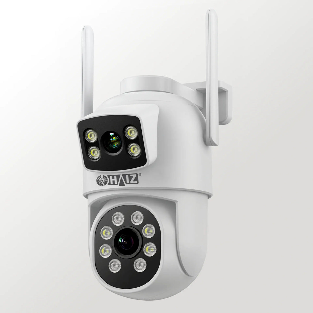 Câmera Segurança Ip 3mp Haiz Hz-a9 Ir Audio E Visão Noturna  Branco