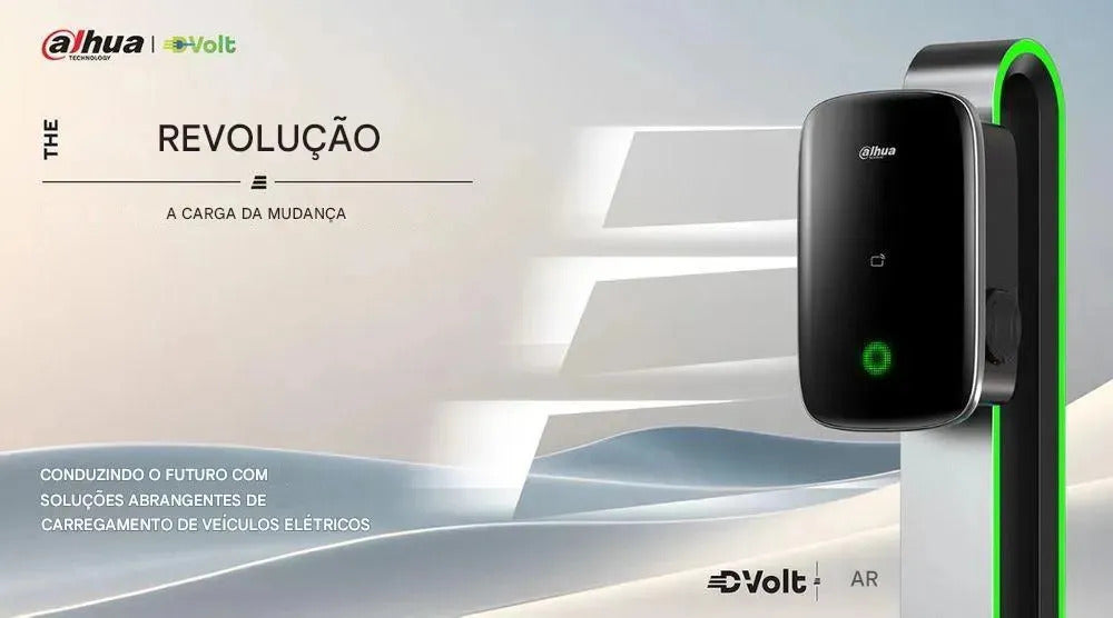 Carregador Veicular Carro Elétrico 7kw Wallbox Tipo 2 Dahua Preto