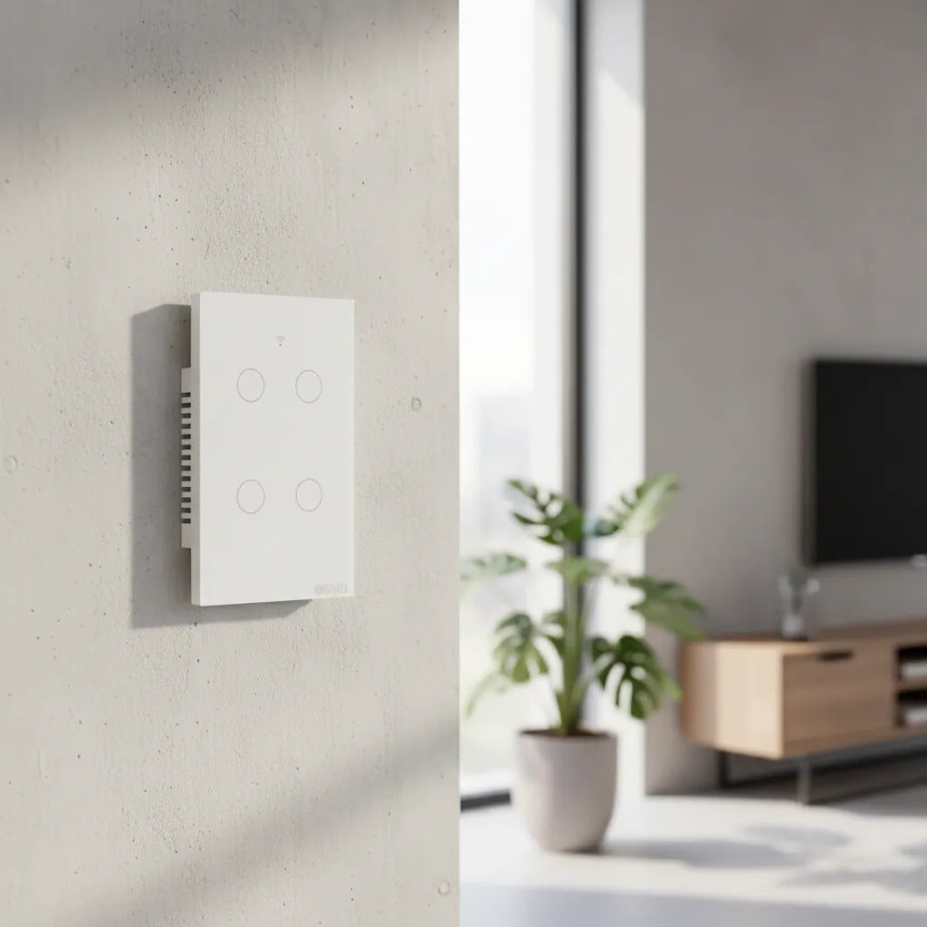 Interruptor Inteligente Touch 4 Botões Haiz Hz-ws4