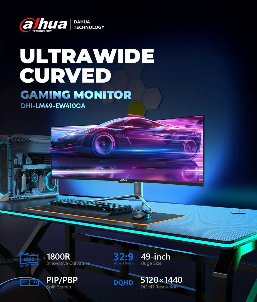 Monitor Gamer 49  Curvo 120hz 1ms Ultrawide Dqhd 32:9 Hdr