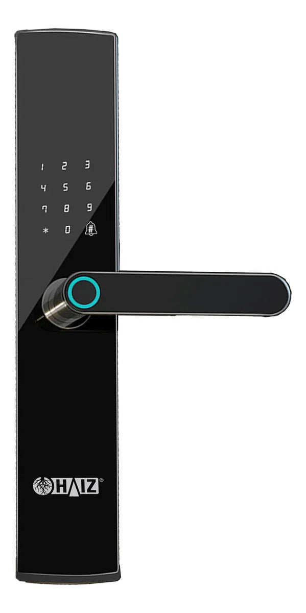 Fechadura Digital Wifi Eletrônica Haiz Senha Cartão Biometri
