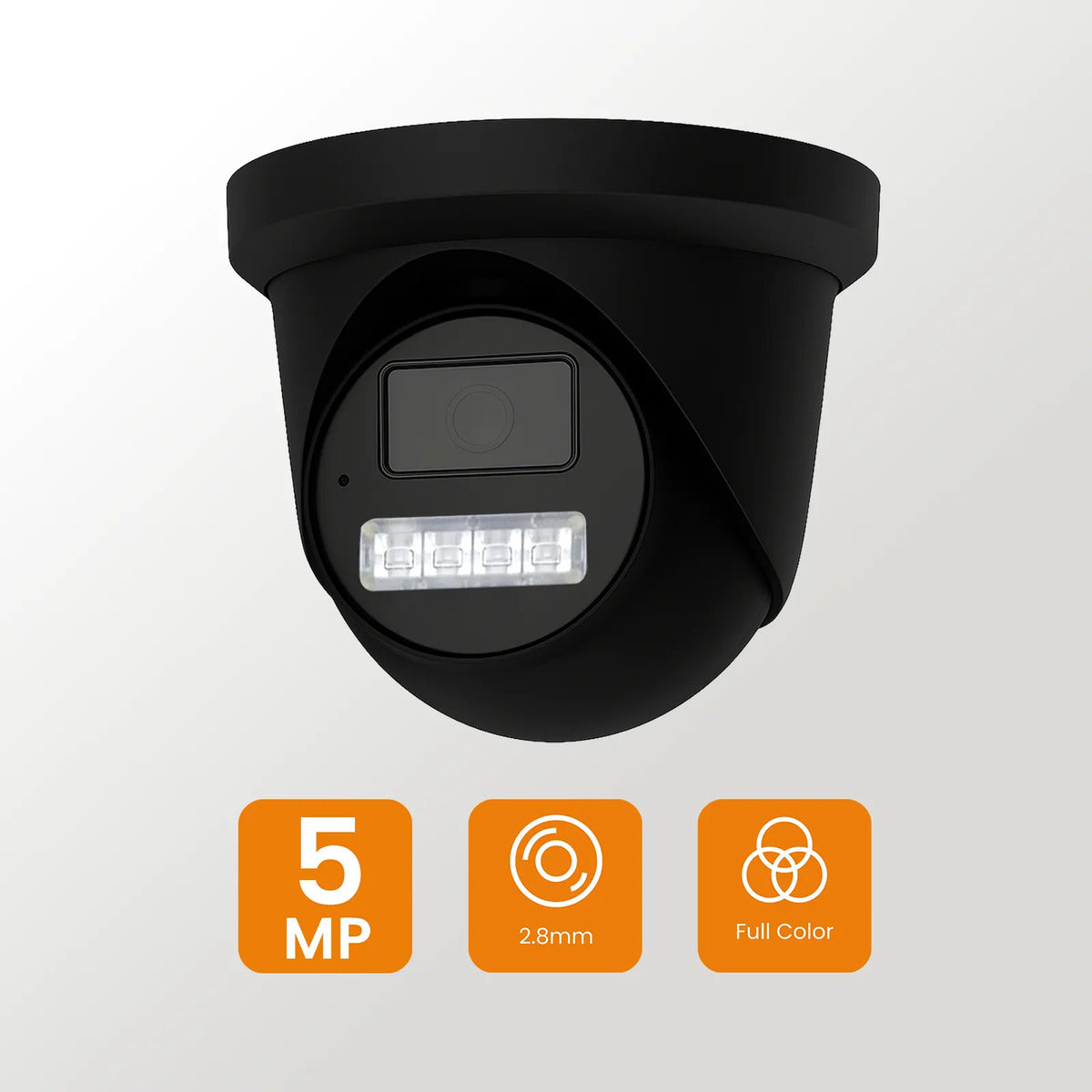 Câmera Segurança Ip 5mp Haiz Hz-a31ipc Ia Onvif Poe Preta