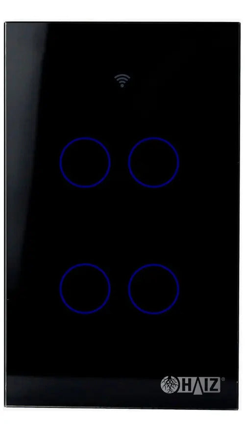 Interruptor Inteligente HZ-WS4 Preto