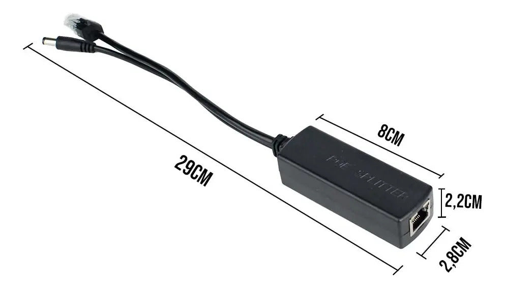 Adaptador Poe Ativo Power Over Ethernet 48v Haiz 110v/220v