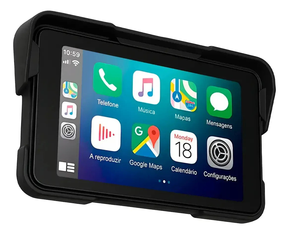 Central Multimídia 5  Moto Haiz V553dvr Carplay Android Auto