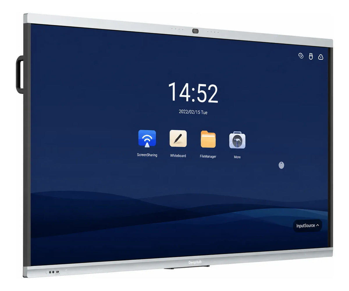 Tela Interativa 75 4k Touch Android 14 Camera 48mp