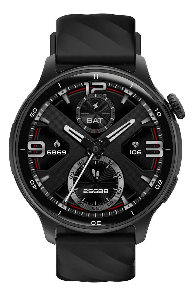 Smartwatch Relógio Inteligente My Watch G12gps Haiz Amoled Preto