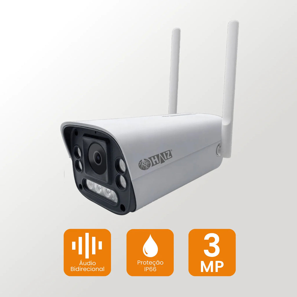 Câmera Segurança Ip 3mp Haiz Hz-wm501 Áudio E Visão Noturna