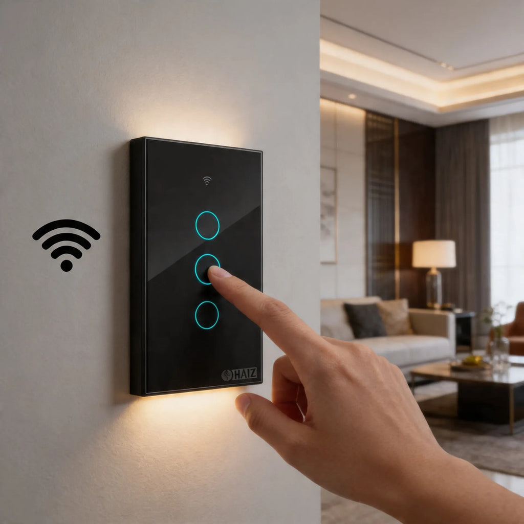 Interruptor Inteligente Touch 3 Botões Haiz Hz-ws3