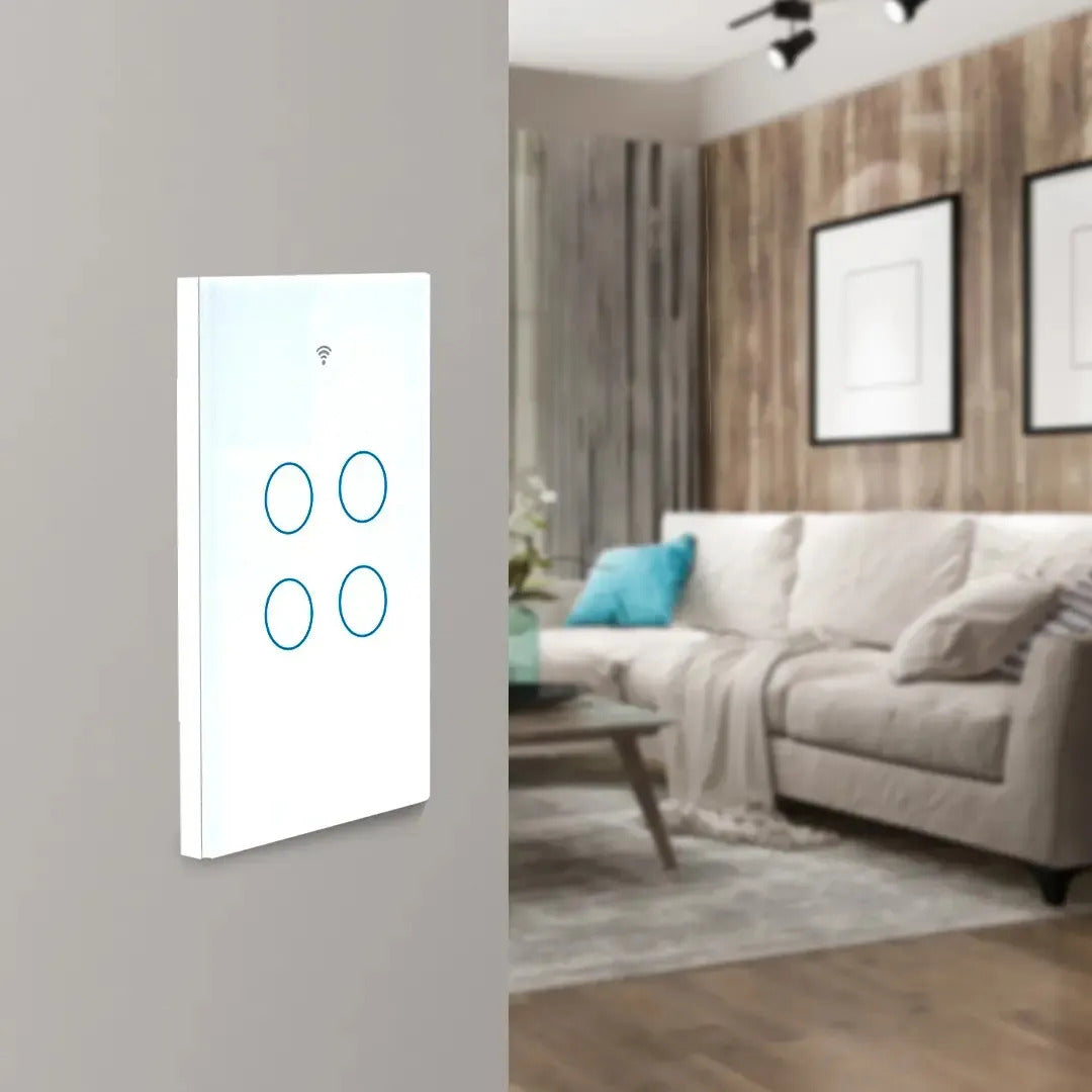Interruptor Inteligente Touch 4 Botões Haiz Hz-ws4