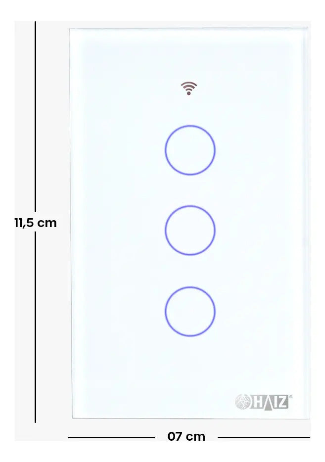 Interruptor eletrônico HZ-WS3 Branco