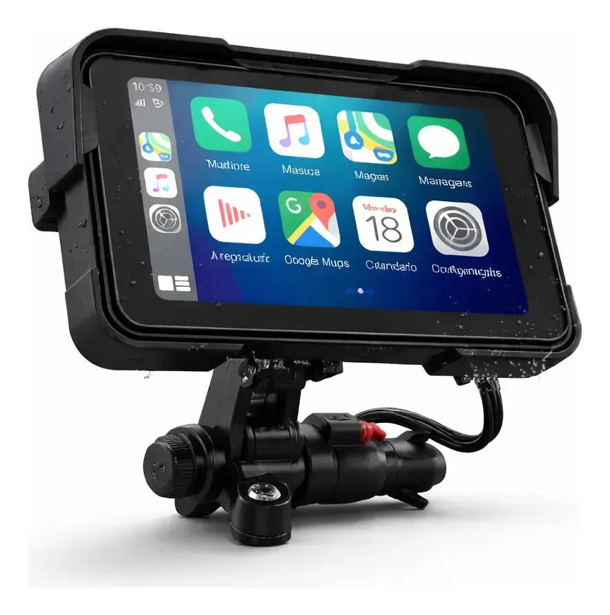 Central Multimídia 5  Moto Haiz V553dvr Carplay Android Auto
