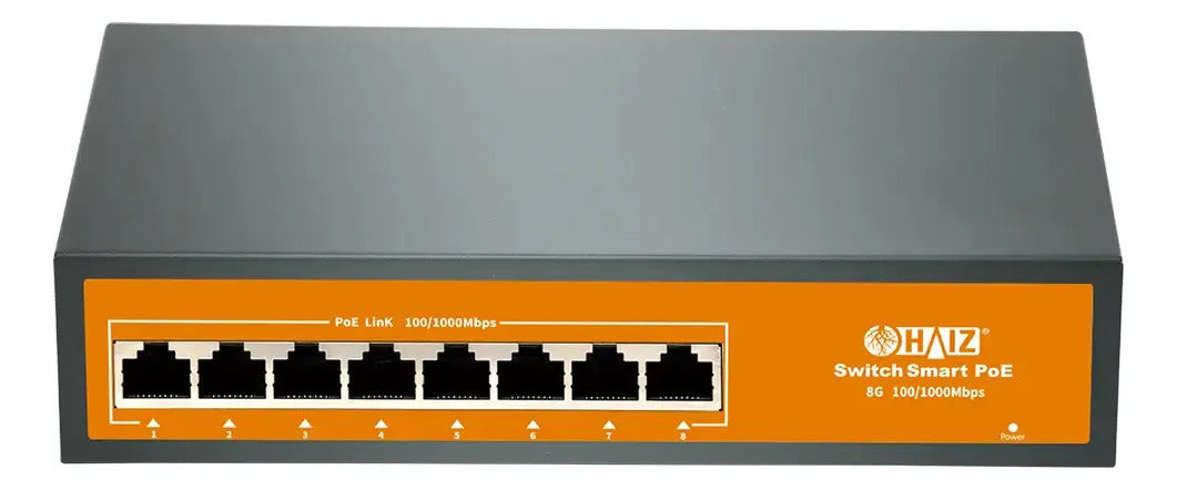 Switch Poe Haiz 8 Portas Gigabit 10/100/1000mbps