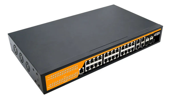 Switch Poe 24 Portas Giga Suite De Rede Haiz Vlan E Qos