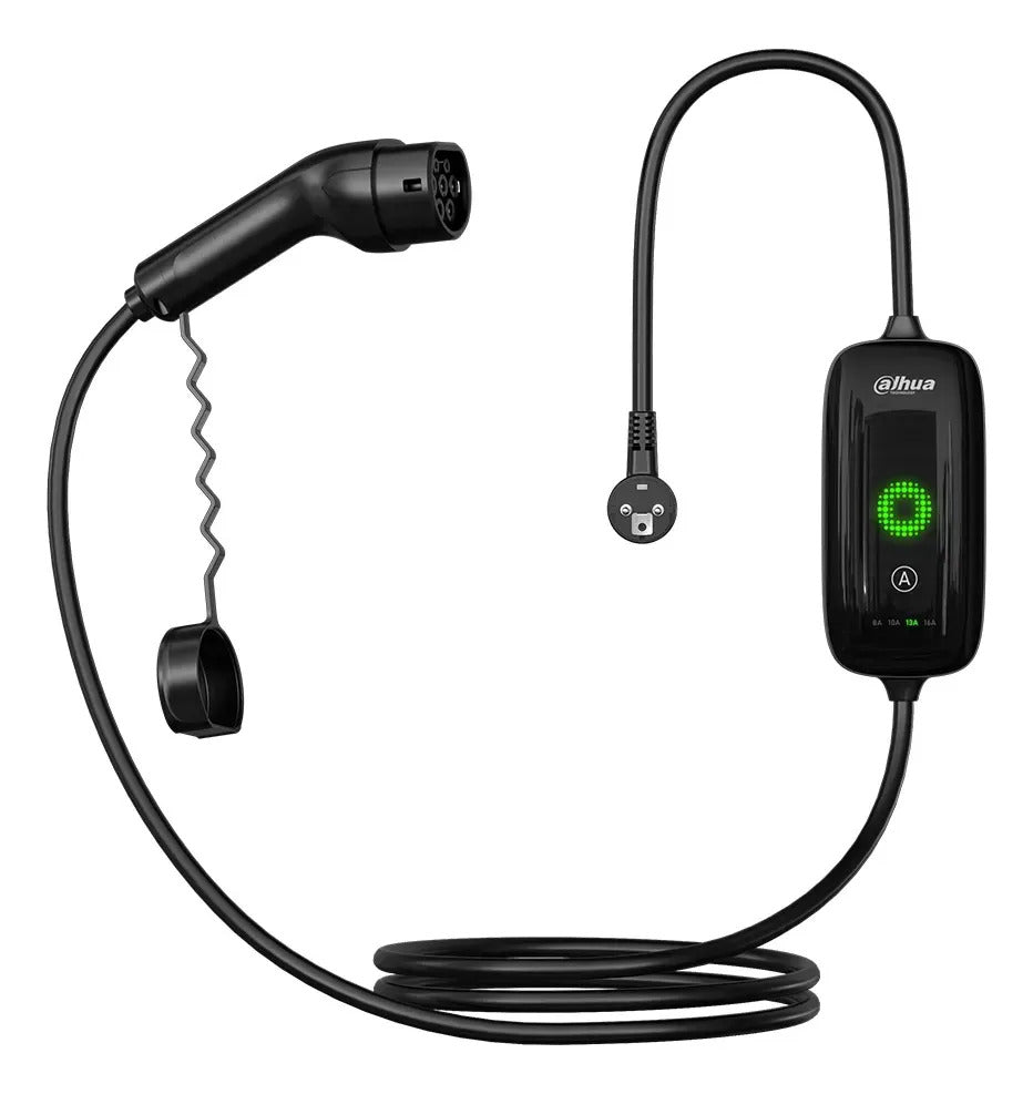 Carregador Veículo Elétrico Portátil 3.5kw 220v Ip66 Dahua Preto 220v