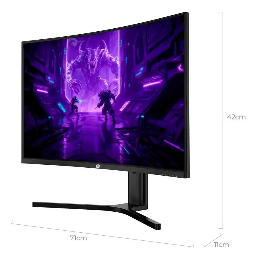 Monitor Gamer Curvo Haiz 32  Va 180hz Qhd 1ms Freesync R1500