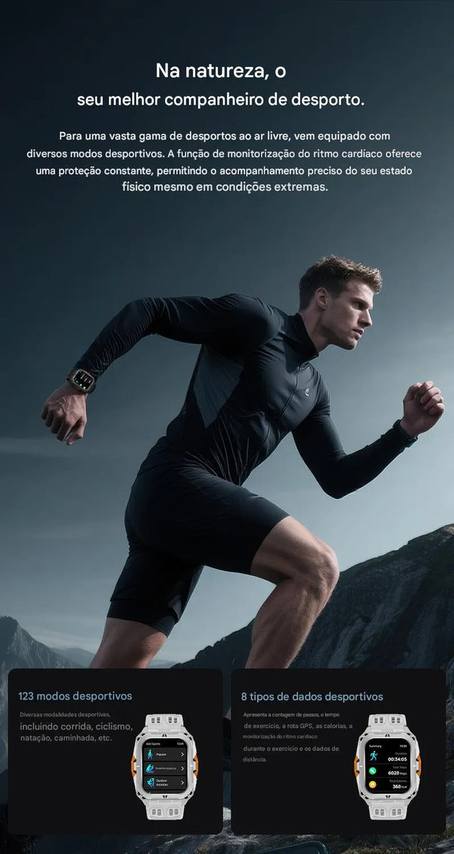 Smartwatch Hz-191 Haiz Relógio Inteligente Amoled 1.9 Treino