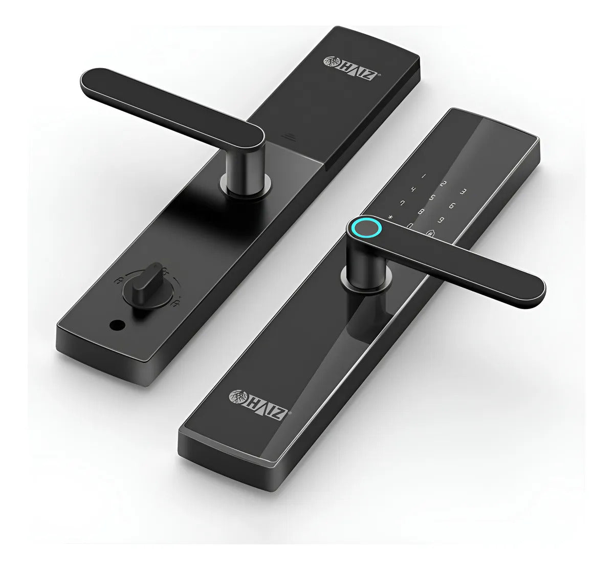Fechadura Digital Wifi Eletrônica Haiz Senha Cartão Biometri