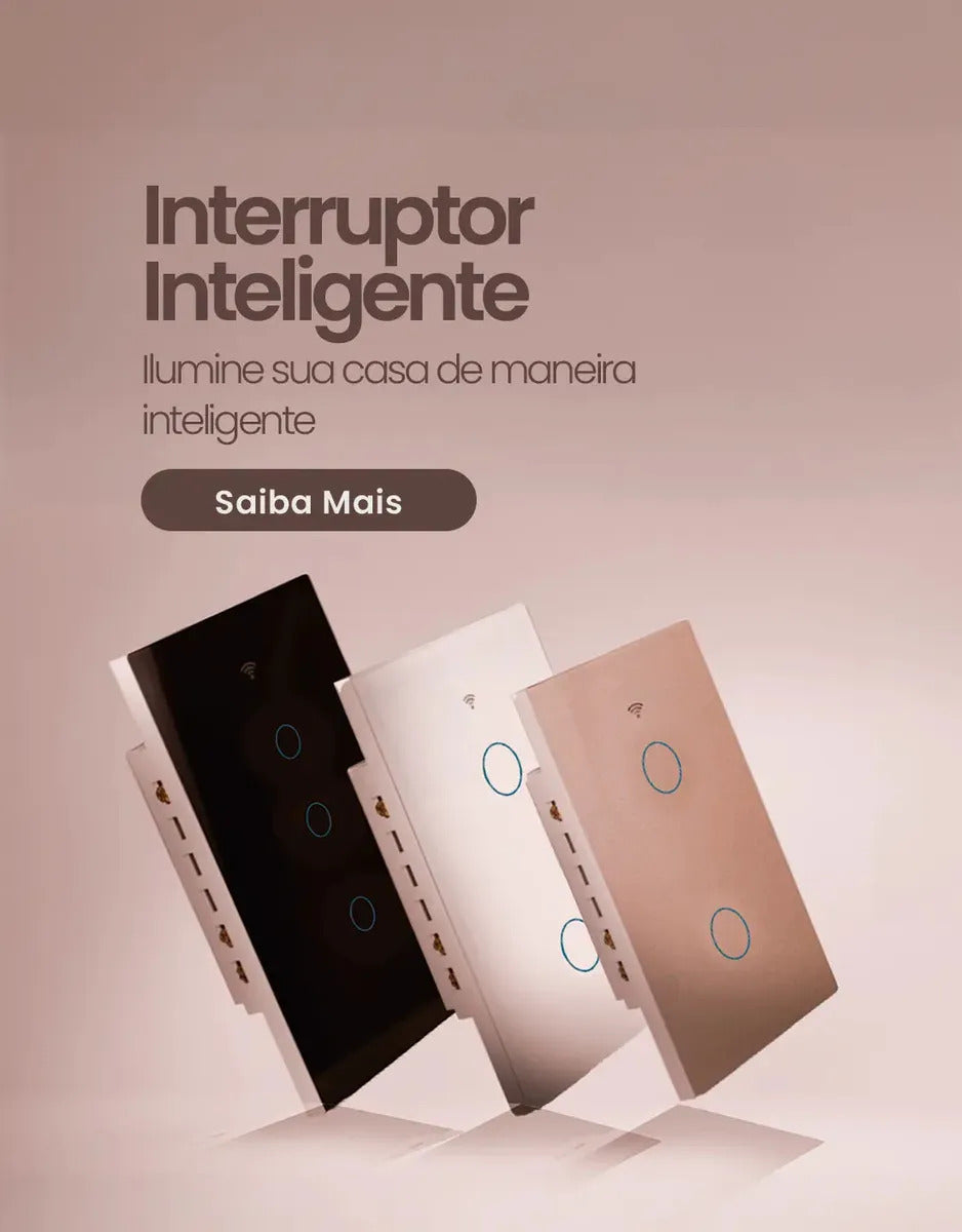 Interruptor Inteligente Touch 2 Botões Haiz Hz-ws2