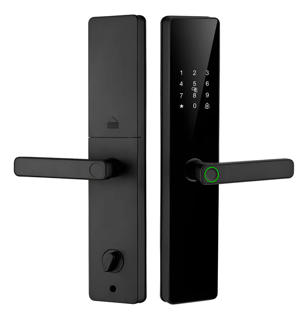 Fechadura Digital Wifi Eletrônica Haiz Senha Cartão Biometri