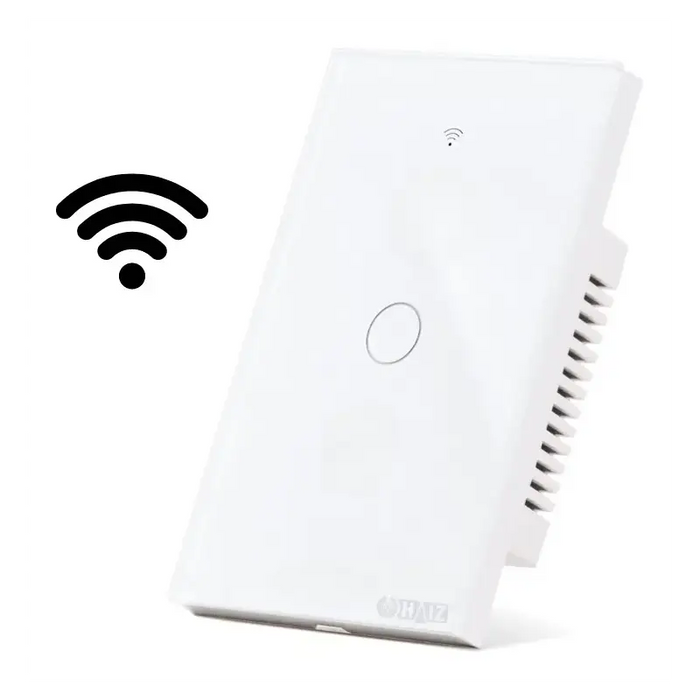 Interruptor inteligente Haiz Touch Screen 1 Botão HZ-WS1-BRANCO
